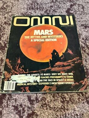 Vintage OMNI Magazine Mars: The Myths and Mysteries Special Edition Magazine GUC